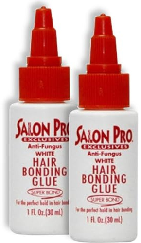 2x 30ml Salon Pro – Hair Bonding Glue White – Bundled by Smart Cutie
