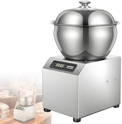 ZYLDDS Pétrin à Spirale Professionnel 5 Kg/8 Kg, 1800 W, avec Cuve en Acier Inoxydable, Machine à Pétrir à Spirale Robuste à Double Rotation pour Pâte à Pain Et à Pizza. 8Kg