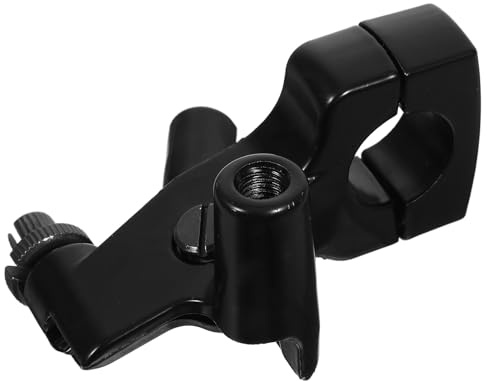 NUOBESTY Mirror Seat Clutch Handle Bar Clamp Bracket Motorcycle Brake Lever Replacement Sturdy Aluminum Alloy Mirror Mount for Motorcycles