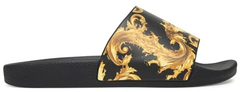Versace Slipper 80VA3SQ3 ZS365, G89 - Nero/Oro, 41 EU