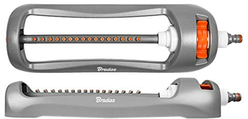 E-BEST-OFFER 16 nozzle bar sprinkler for lawns & garden,adjustable and FREE CLEANING TOOL