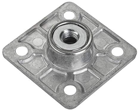 SOTECH 2X Tischbeinverbinder KEA eckig 47,5 x 47,5 mm f. M8 Gewindeschraube | Beschlag Möbelverbinder