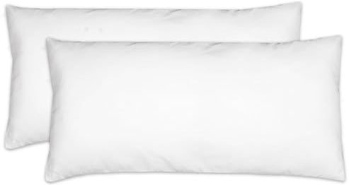 ZOLLNER 2er Set Kopfkissen - Made in Germany – Polyesterfüllung - Bezug aus hochwertigem Polyester - waschbar bis 60°C - 40x80 cm - Hotelqualität - Oeko Tex® Zertifiziert