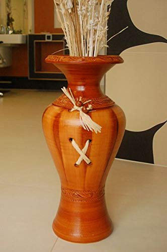 Deko-Shop-Hannusch Edle Bodenvase, Amphore, Vase, braun, 60 cm, Tonkeramik, aus Portugal