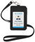 GOGO Porta Badge da Collo in PU, Porta Badge id con cerniera laterale e colletto rimovibile, Porta tesserino da collo, Porta tessere con cordón, Porta badge collo con cordino - Nero