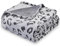SOCHOW Flanell Fleecedecke mit 3D-Leopardenmuster, leichte, superweiche, gemütliche Plüsch-Bettdecke/Sofadecke 150 x 200 cm, Schwarz Leopard