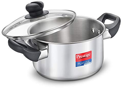 Prestige Platina Popular SS - Cacerola Acero Inoxidable Induccion (180 mm)