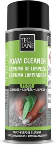 TECTANE ESPUMA LIMPIADORA UNIVERSAL FC 508, Espuma Polivalente, Limpieza y Eliminación Rápida de Manchas, no Daña Superficies, Uso Profesional y Doméstico, Interior y Exterior, Bote 400 ml