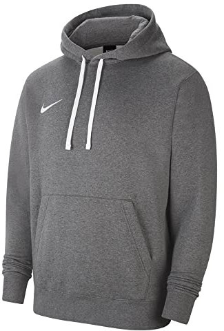 Nike Herren M Nk Flc Park20 Po Hoodie Kapuzenpullover, Charcoal Heathr/White/White, M EU