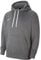 Nike Herren M Nk Flc Park20 Po Hoodie Kapuzenpullover, Charcoal Heathr/White/White, M EU