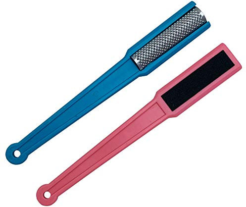 Iloda® 2x Hornhautraspel, Hornhautentferner, Hornhauthobel, Hornhautfeile, Hühneraugen, Hornhaut grob und fein entfernen