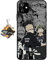 Hülle für iPhone 11 Anime Handyhülle [Mit Schlüsselbund] Cartoons Volleyball Junior Silikon Sanft Bumper Case Hülle für iPhone 11