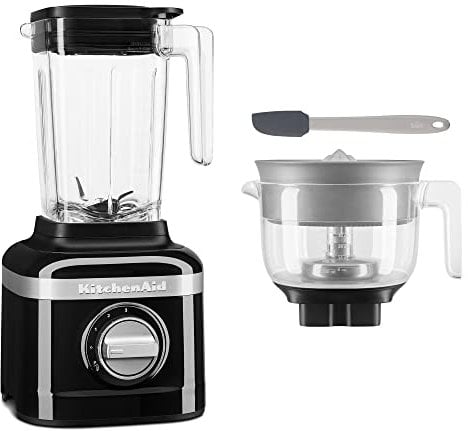Kitchenaid Artisan Standmixer-Starter-Set K150 (5KSB1325EAC) - inkl. Zitruspresse 1 l (5KSB1CPA), Mini-Teigschaber (onyx schwarz)