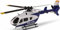 Amewi 25328 AFX-135 Polizei 4-Kanal Helikopter 6G RTF, Blau/Weiß