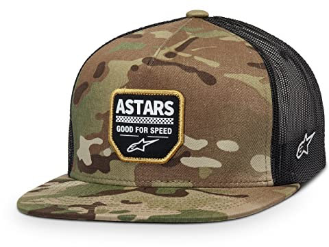 Alpinestars Herren Covert Trucker Hat Baseball Cap, Grün/Schwarz, Einheitsgröße
