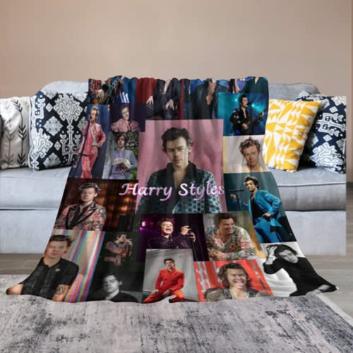 HYN Fleece Blankets and Throws for Bed Sofas, Flannel Blankets Multifunctional Throws Christmas Birthday Gift (color-100x130cm)