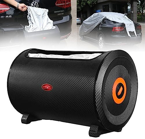 Intelligente Autoabdeckung, automatische Autoabdeckung mit Fernbedienung, intelligenter Sonnenschutz, Wärmeisolierung, universelle Passform für Limousine, MPV, 465 x 465 x 162 mm,SUV