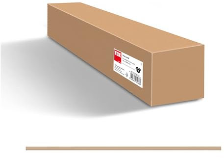 TOX Rundstäbe Stix Wood aus massivem Buchenholz mit hoher Robustheit und Elastizität, glatte Oberfläche, ideal für Heim- und Handwerker oder Holzarbeiten, 18x1000 mm, 10 Stück, 015100118