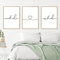 MHLCMG Leinwand Malerei Schwarz Weiß Minimalsit Inhale Love Exhale Bilder Wandkunst Moderne Poster Kunstdruck Bild Wand Wohnzimmer Schlafzimmer Dekor Kein Rahmen (3X20X30CM)