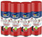 Dulux Valentine Peinture Intérieure et Extérieure Aérosol Color Touch - Brillant Rouge Feu 400 ml - Lot de 4