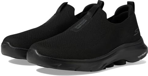 Skechers Go Walk 7, Zapatillas de Deporte Hombre, Negro 01, 44 EU