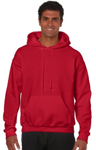 Gildan Softstyle® Midweight Sweat Adult Hoodie Red 4XL (GSF500)