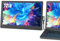 Maxfree 12'' FHD Portable Monitor for Laptop - USB-C/HDMI External Display, Travel Screen Extender with Smart Cover for Windows/Mac/Surface/Android/Switch