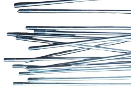Fahrradspeichen aus Edelstahl Elektrofahrrad 10G Durchmesser 3 mm Länge 80–240 mm Speichen Nr. 45 Stahl + Nippel 10 Stück/Los (Color : 85MM 10PCS)