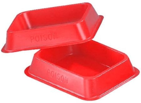 RAT MOUSE BAIT TRAYS FOR USE WITH MOUSE OR RAT BLOCK GRAIN POISON TRAY (20)