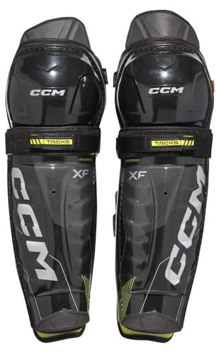 CCM Tacks XF Senior - Rodilleras para hockey (15 pulgadas)