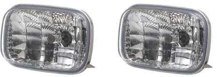 Meckparts LED-Scheinwerfer QR6882752 6882752, kompatibel mit New Holland L318, L320, L321, L323, C338, C345, C327, C332, L213, L215, L216, L218, L220, 2 Stück, 2 Stück 221 Liter 225 L228 L234 L313