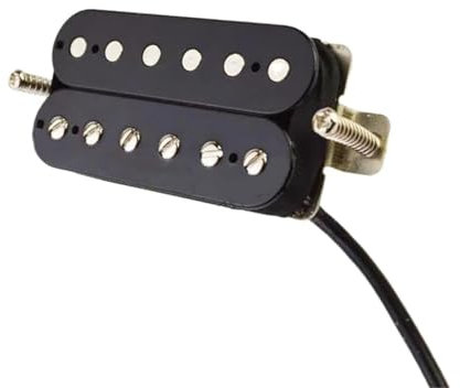 Micro Guitare Électrique Alnico 5 Neck/Middle Bridge Guitare électrique à remontage manuel Vintage Humbucker Bridge Open Pickup noir(Bridge - Black Open)