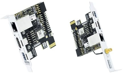 Sipeed NanoKVM IP-KVM Mini Remote Control Operations Maintenance Server, 1TOPS NPU 1GHz C906 RISC-V Linux Single Board Computer, mit HD-MI 100M Netzwerkanschluss (NanoKVM-PCIe ETH+WiFi)