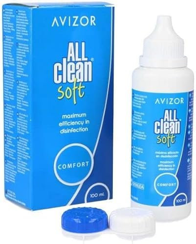 Avízor All Clean Soft 100ml - Unique Solution - Cleans and Protects - Travel Kit - for All Types of Soft Contact Lenses, Including Silicone hydrogel Lenses.