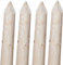 TIMBERMIK ø 6cm 4-Pack Spitze Holzpalisaden Länge: 160 cm Holzpfähle Garten Palisade Holz Baumpfahl Zaunpfosten Witterungsbeständig Weidezaunpfähle Gartenzaun Nicht Imprägniert