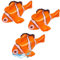 SAIIURV 3 Piezas Pez Payaso Hinchable, Juguete de Piscina, Pez Tropical Hinchable para Piscina Playa Juguetes Hinchables Niños 27CM (3 Piezas)