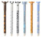 Radierbarer Kugelschreiber Radierbare Stifte mit Tierkopf | 6 Cartoon Radierbarer Gelschreiber, 0,7mm Blau Mine, Kawaii Schreibwaren für Kinder Studenten Schule Büro (6pcs)