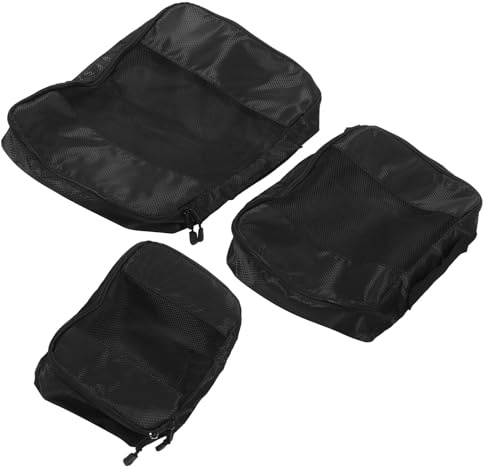 EPIGEIST 3 Stück Teiliges Reise Organizer Große Reiseaufbewahrungstaschen für Kleidung und Kosmetik Leichtes Platzsparendes Packhilfen Koffer Organizer für Urlaub und Geschäftsreisen