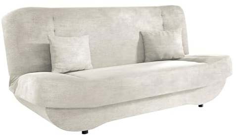 Mirjan24 Sofa Pinto mit Bettkasten und Schlaffunktion, Schlafsofa, Farb- und Materialauswahl, Wohnlandschaft, Couch vom Hersteller, Schlafcouch (Lumo 55)
