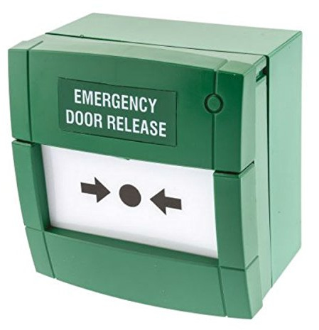 KAC MCP3A Emergency Door Release 'Break Glass' Unit (Green)