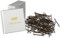HAARallerliebst 100 Mini Haarnadeln - 3,4 cm klein Bobby Pins - braun für braune Haare – Haarklemmen Damen & Hair Pins in weisser Box - Perfekte Haarnadel für Styling & Halt
