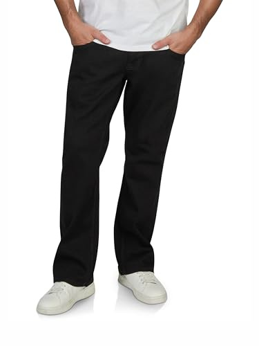 MUSTANG Jeans Herren Stretch Oregon Bootcut Jeanshose Hose Denim, Größe:W 33 L 30, Farbe:Black Denim (940)