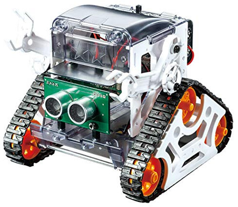 TAMIYA TAYMIA 71201 STEM Microcomputer (Kette) -RC Bausatz, programmierbarer Roboter, Lehrkasten, Mehrfarbig