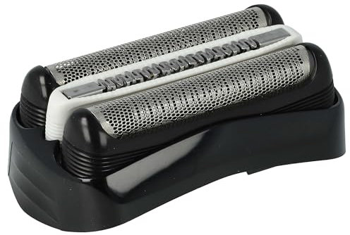 vhbw Shaver Head Compatible with Braun Old Generation 300, 310, 320, 330, 340, 350, 350cc, 360, 370, 370cc, 380, 390cc, 395cc - Black