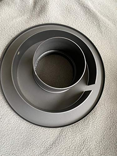 AdoroSol Vertriebs GmbH Pelletrohr 150 er Wandfutter Reduzierung auf 80 mm schwarz NEU Platzersparnis
