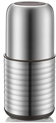 SMSOM Grinder da caffè elettrico, smerigliatrice spezia elettrica, smerigliatrice asciutta per spezie e semi con ciotole in acciaio inox, per fagioli spezie noci semi di caffè chicco di caffè macinato