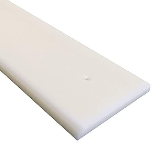 Hydroma® Rammschutzleiste/Wandschutzleiste aus Kunststoff, 2.000 x 200 x 20 mm, weiß, mit Bohrungen, extrem stoßfest, schützt zuverlässig Ihre Wände, einfache Montage