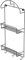 LM 697 Étagère murale à suspendre pour produits de nettoyage, rangement de tuyau d'aspirateur, étagère polyvalente, organisateur en métal, gris anthracite