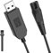 Newding 15V Only for Philips HQ8505 Charger Cable QP6651 QP6550 QP6520 BT5502 BT5515 BT9810 S5466 S5465 HC5630 BG7025 MG7736 MG7720 Shaver BeardTrimmer Razor USB Power Cord (Not fit for 4.3V 5V 8V)