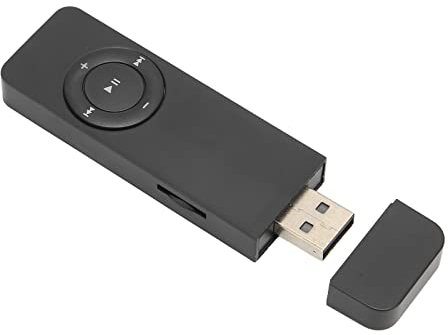 ASHATA Reproductor de MP3, Reproductor de MP3 de Música Digital sin Pérdida Portátil de 64 GB, Reproductor de Música MP3 de Sonido de Alta Fidelidad Portátil, Mini Reproductor de Libros(Negro)